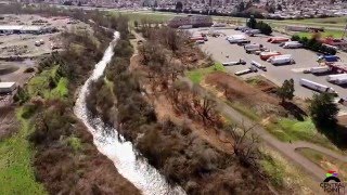 Central Point  Bear Creek Greenway  Southern Oregon Drone [upl. by Alliuqaj]