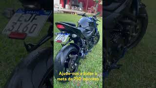 Suzuki Gsx s750 com escape SC project coldstart gsxs750 scproject viralshorts [upl. by Eiroj]