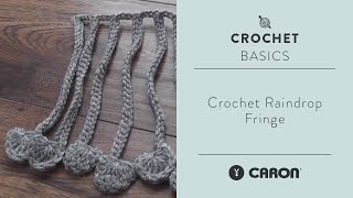 Crochet Raindrop Fringe [upl. by Haerr]