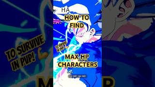 Sort Characters Find All 50k HP Characters Ranked Tip  Dragon Ball Sparking Zero [upl. by Bitthia329]