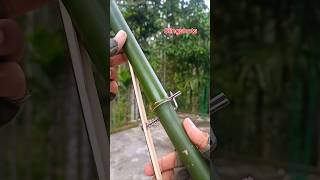 NatureInspired Slingshots Made from Green Bamboo diy bamboo [upl. by Anoyek]