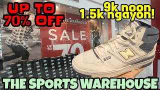 THE SPORTS WAREHOUSE SALE UP TO 70 OFF [upl. by Sahc]