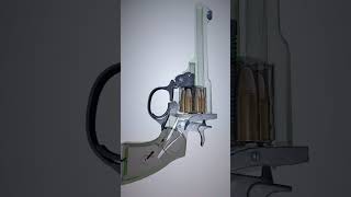 How revolver works Webley MkIV 38 revolver [upl. by Ialocin144]