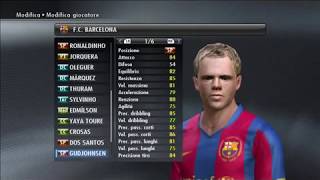 BARCELONA in PES 2008 [upl. by Dihgirb]