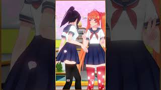 【MMD】 Simple Dimple Pop It Russian Song 【YANDERE SIMULATOR】 [upl. by Selec]