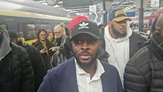 Heritier Wata Azui Problème à Bruxelles Gare du Midi Tomber Botala Accueil Ba Spiritas Ba Danseuses [upl. by Irrot]