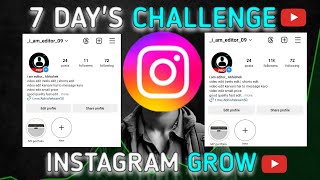 I Take Challenge Upload 7Days Reels On Instagram 😱 [upl. by Aiksa741]