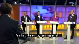 Partiledardebatt i Agenda 7 oktober 2012  Hela debatten [upl. by Wainwright217]