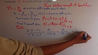 6 Polynômes  Fraction rationnelle  theoreme de decomposition en elements simples  darija [upl. by Neira]