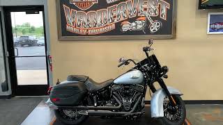 2024 HarleyDavidson Softail Heritage Classic 114 in Atlas Silver Metallic with Black TrimFLHCS [upl. by Ian]