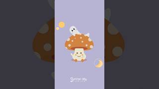 Ghostie got a friend in Mushroom A vector illustration made in adobe illustrator [upl. by Corinna]