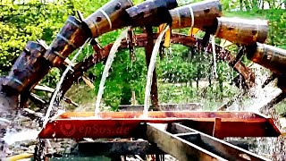 Wooden Water Wheel in Europe [upl. by Treharne866]