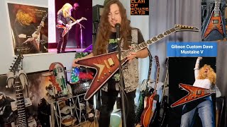 Gibson Custom Shop Dave Mustaine Flying V Trans Amber Review [upl. by Eutnoj]