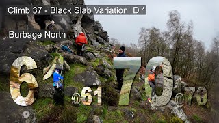 Climb 37  Day 3  Black Slab Variation  Burbage North  Peak District [upl. by Labana602]