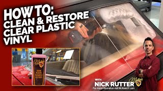 How To Restore Clear Vinyl amp Plastic Windows Convertible Tops by McKee’s 37 [upl. by Ogir979]