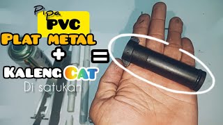 Tutorial membuat PISTON dari bahan PVC untuk airsoft spring m416 [upl. by Nilloc]