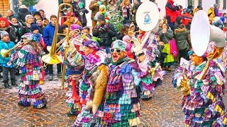 Pfullingen Germany Fasnet 2016 Gruppen Scheulerwald Rommelsbach Staig Bad Urach Villingen [upl. by Dart]