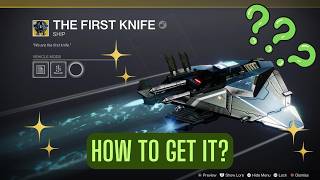 How to get THE FIRST KNIFE exotic ship  ALL 11 Paranormal Activity Locations guide Destiny 2 [upl. by Wendolyn]