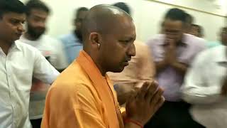 video CM Yogi Adityanath pay tribute to bJp MLA Jagan Prasad Garg in Agra [upl. by Llenoj]