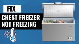 How To Fix Chest Freezer Not Freezing  Troubleshooting Guide [upl. by Ynahirb]