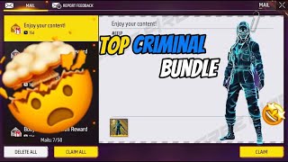 OMG I Got New Op Ghost Top Criminal Bundle In My 71 Level V Badge ID😳 Garena Free Fire [upl. by Aetnuahs153]