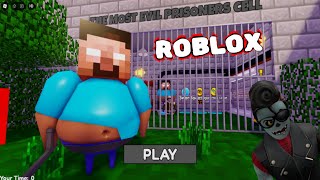 FUGINDO DA PRISÃO DO MINECRAFT NO ROBLOX   Barrys Prison Run [upl. by Matusow]