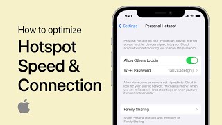 How To Optimise Hotspot Settings on iPhone  Full Guide [upl. by Netsrijk]