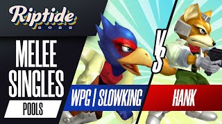 Slowking vs Hank  Melee Singles Pools  Riptide 2022  Falco vs Fox [upl. by Zeba]