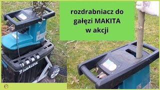 Rozdrabniacz do gałęzi MAKITA w akcji [upl. by Jo-Ann507]