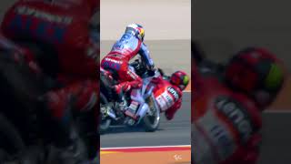 Pecco amp Alex Marquez crash 💥  2024 AragonGP [upl. by Gebler]