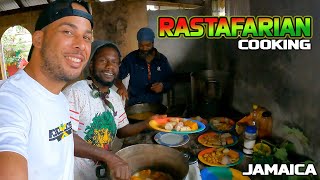 RASTAFARIAN COOKING ITAL  VEGAN FOOD WITH DREW BINSKY IN THE BLUE MOUNTIANSJAMAICAN FOOD [upl. by Eitirahc]