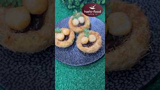 Bird Nest 🪺  TasteIt  recipe shorts viralshort food [upl. by Ardnassac61]