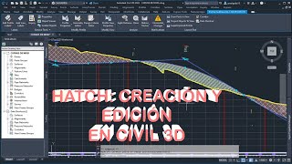 HATCH en CIVIL 3D [upl. by Veronique]