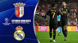 Braga vs Real Madrid Extended Highlights  UCL Groups Stage MD 3  CBS Sports Golazo [upl. by Rehpotsyrhc707]