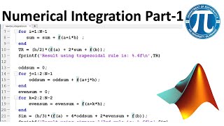 Numerical Integration using Newton Cotes Family with MATLAB code [upl. by Kristian]