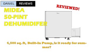 Costcos 4500 sq ft 50 pint Midea Dehumidifier Review [upl. by Imaj295]