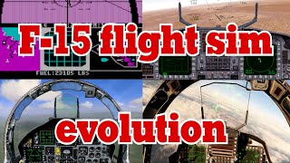 F15 flight sim evolution [upl. by Asilaj]