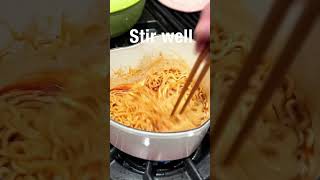 HOW TO COOK FIRE BULL STIRFRIED RAMEN IN 4 MINUTES SpicyNoodle Surprisingly delicious [upl. by Gibbons219]