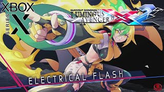 Gunvolt Chronicles Luminous Avenger iX 2  Special DLC Boss Fight Yang Yumo Gameplay 1080p 60fps [upl. by Reisch]