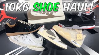 HUGE BUDGET 10KG DHGATE SHOE HAUL J4s Balenciaga  MORE [upl. by Allerim24]