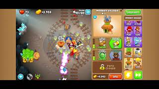 btd6 this rail map thingy idk gameplay hard [upl. by Larentia]