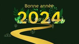 Carte de vœux virtuelle bonne année 2024 🍃☘️ FX181  Vidéostorytelling by Néologis [upl. by Yunfei]