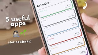 5 useful apps for students ☕️🍎 [upl. by Nagorb]