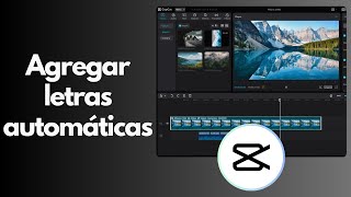 Cómo agregar letras automáticas en CapCut  Tutorial [upl. by Anitsahs]