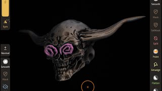 Sculpting A Skull [upl. by Ybbor383]