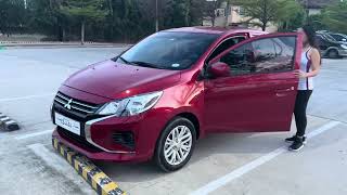 2024 Mitsubishi Mirage G4 GLX 12CVT Simple Review [upl. by Balliett]