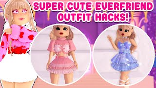 Super Cute EVERFRIEND OUTFIT HACKS You Need To Try Royale High [upl. by Olegnaleahcim826]