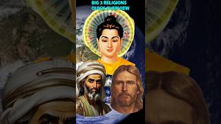 3 Big Religions in 1 Minute Christianity Islam Buddhism Made Super Simple🔴🔴No1wisdomshorts [upl. by Dustan]