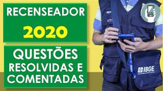 Questões CEBRASPE ÉTICA Concurso IBGE Recenseador 2020 [upl. by Adnahsed]