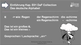 Kap Einführung 01 Das deutsche Alphabet R [upl. by Amoakuh860]